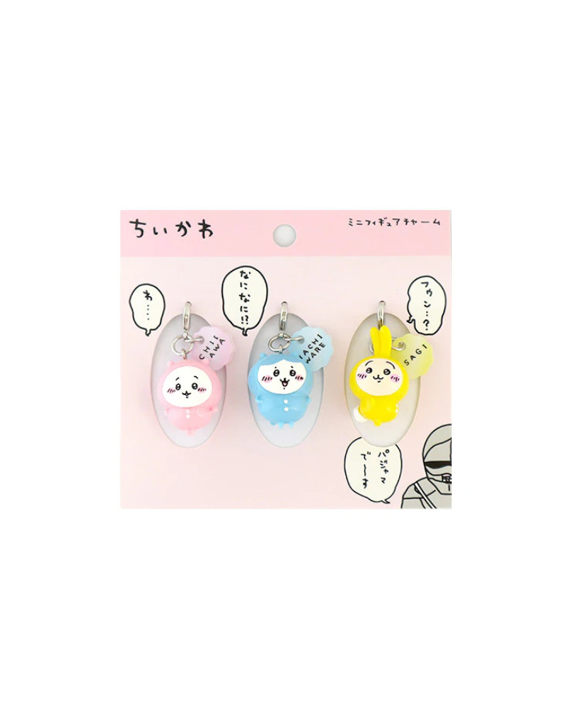 Chiikawa 睡衣系列 小吊飾 3入