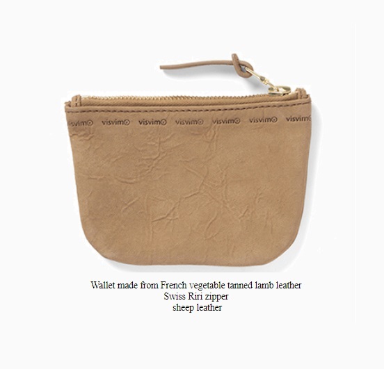 VISVIM SUEDE LEATHER WALLET (LAMB) - PRE ORDER ITEM (預訂中)