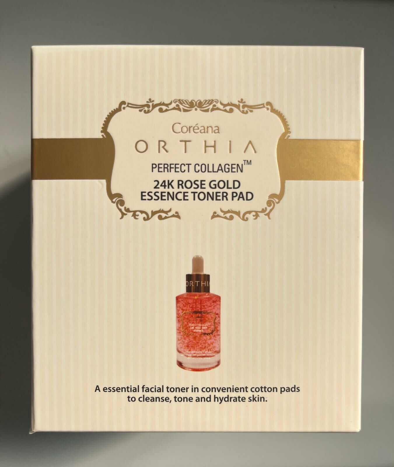 COREANA ORTHIA 完美膠原蛋白 24K 玫瑰金精華爽膚水墊 100片/350毫升