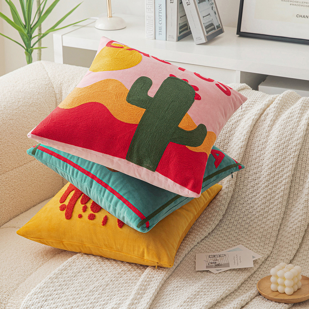 《5040》INS字母水果圖案抱枕(含枕心)