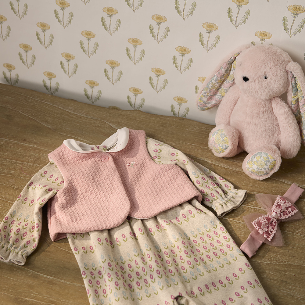 PIPPY經典印花包屁衣2件組禮盒 粉