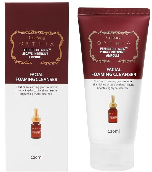 COREANA ORTHIA 完美膠原蛋白 28 天密集安瓿臉部泡沫潔面乳 120 毫升