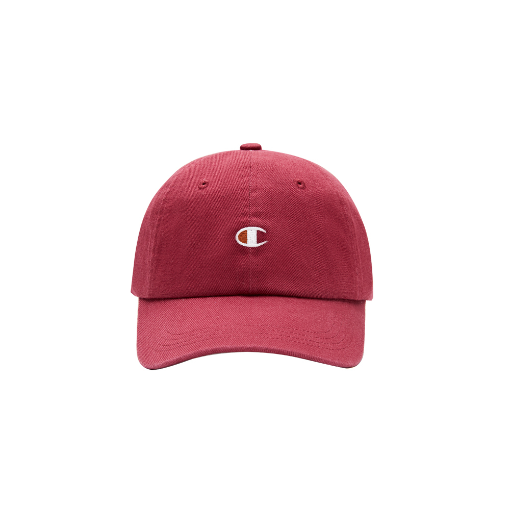 小C刺繡棒球帽(學院紅)
