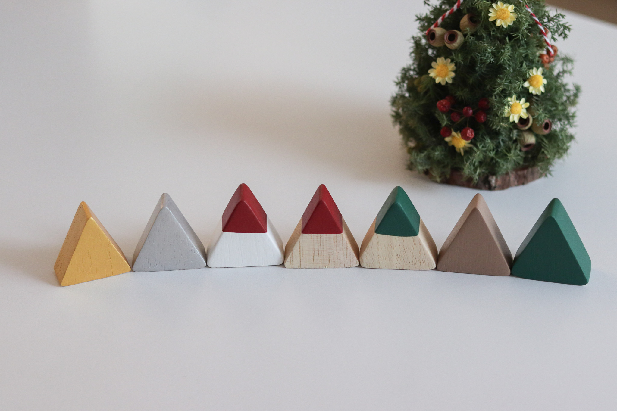 T-lab 聖誕限定 三角聖誕系列 擺飾