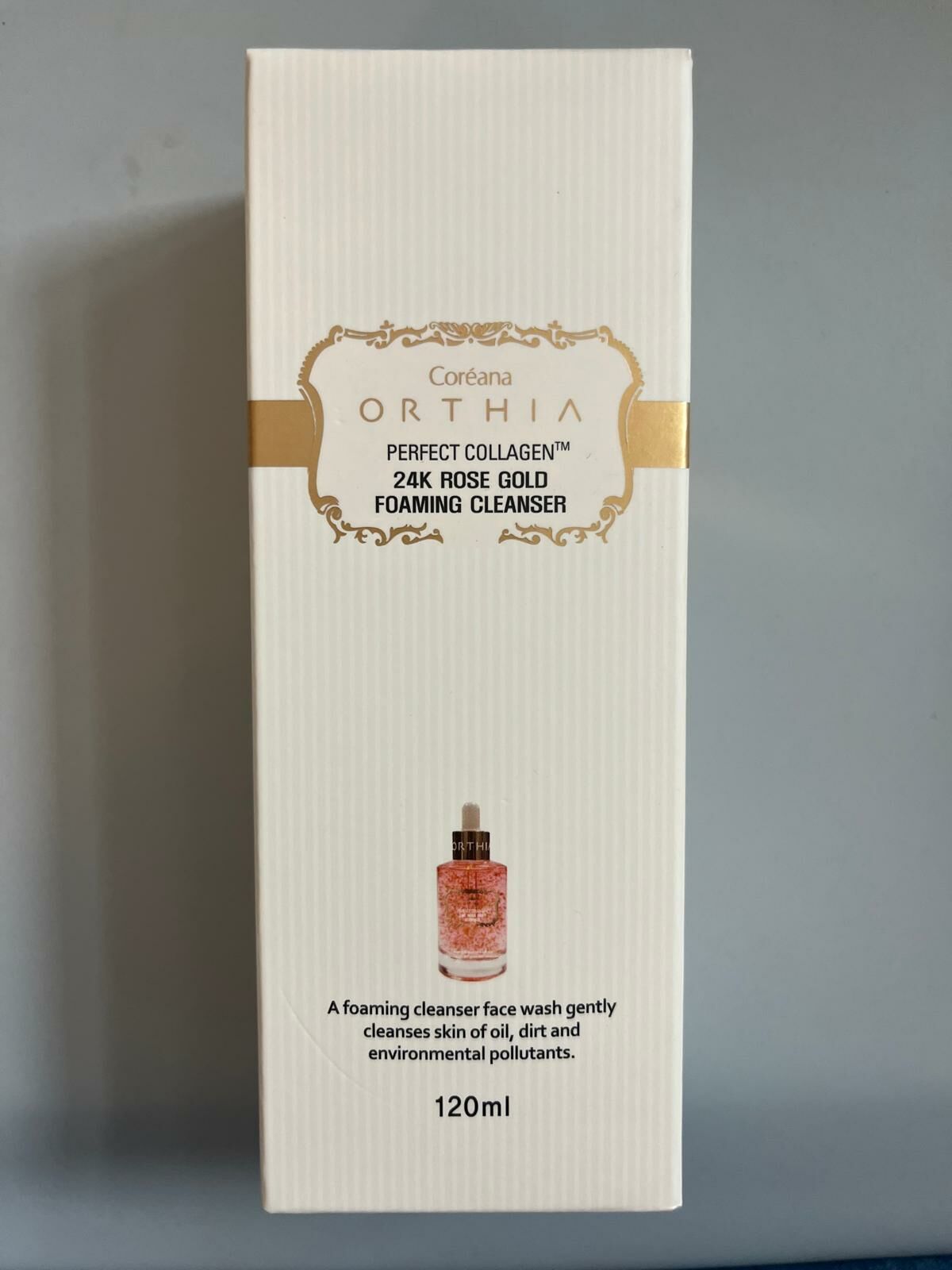 COREANA ORTHIA 完美膠原蛋白 24K 玫瑰金泡沫潔面乳 120ml