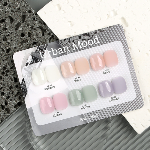 Jello Jello Urban Mood Non-Wipe Syrup Gel Nail 6 Piece Set