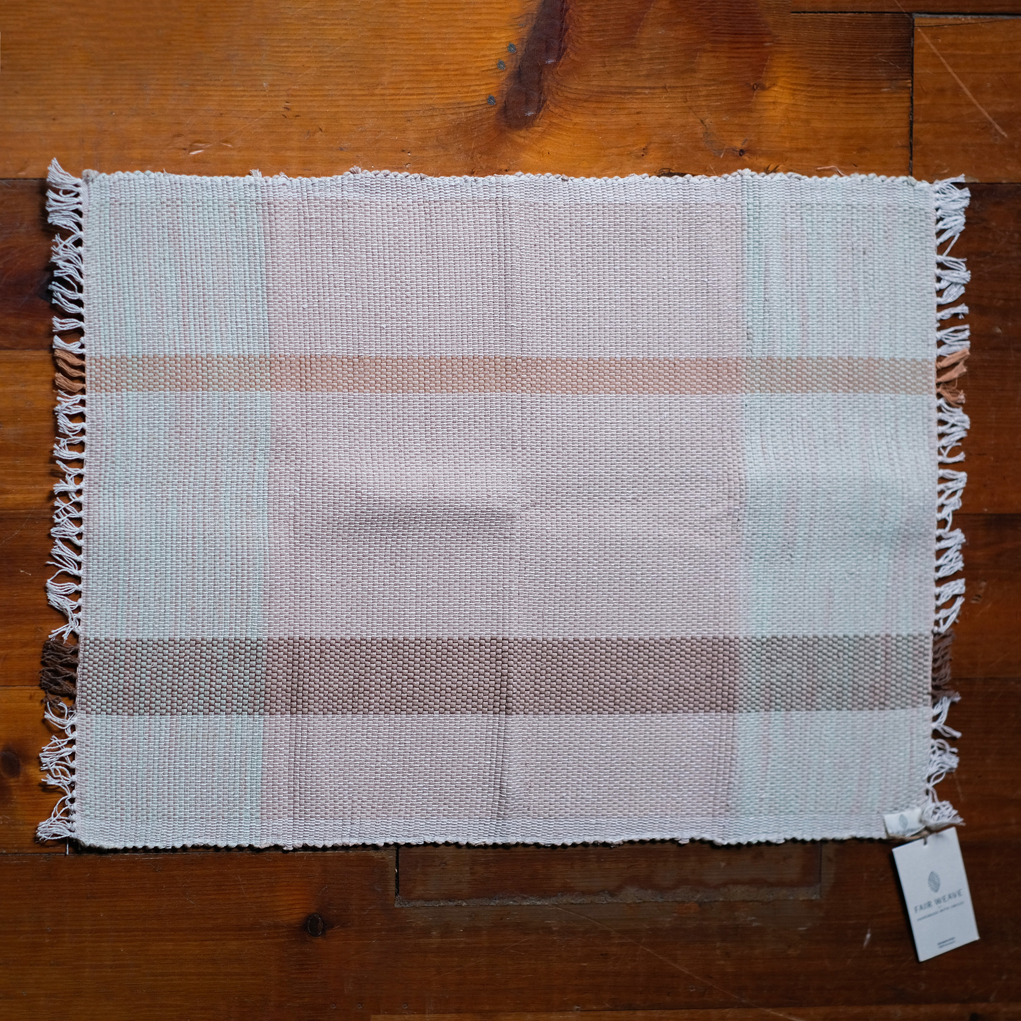 天然染手織布｜小地墊 - 映象｜ 柬埔寨