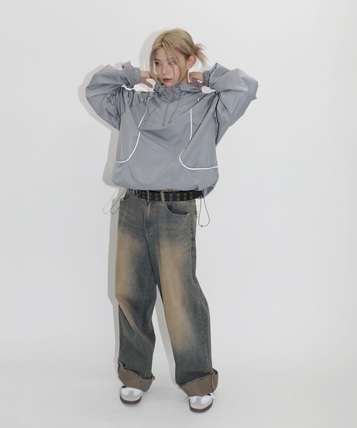 MSG / 半拉鏈防風外套