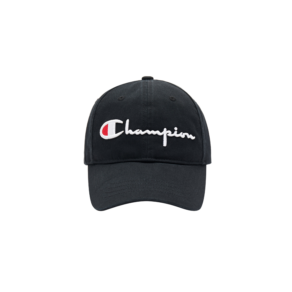 經典草寫 LOGO 刺繡棒球帽(經典黑)