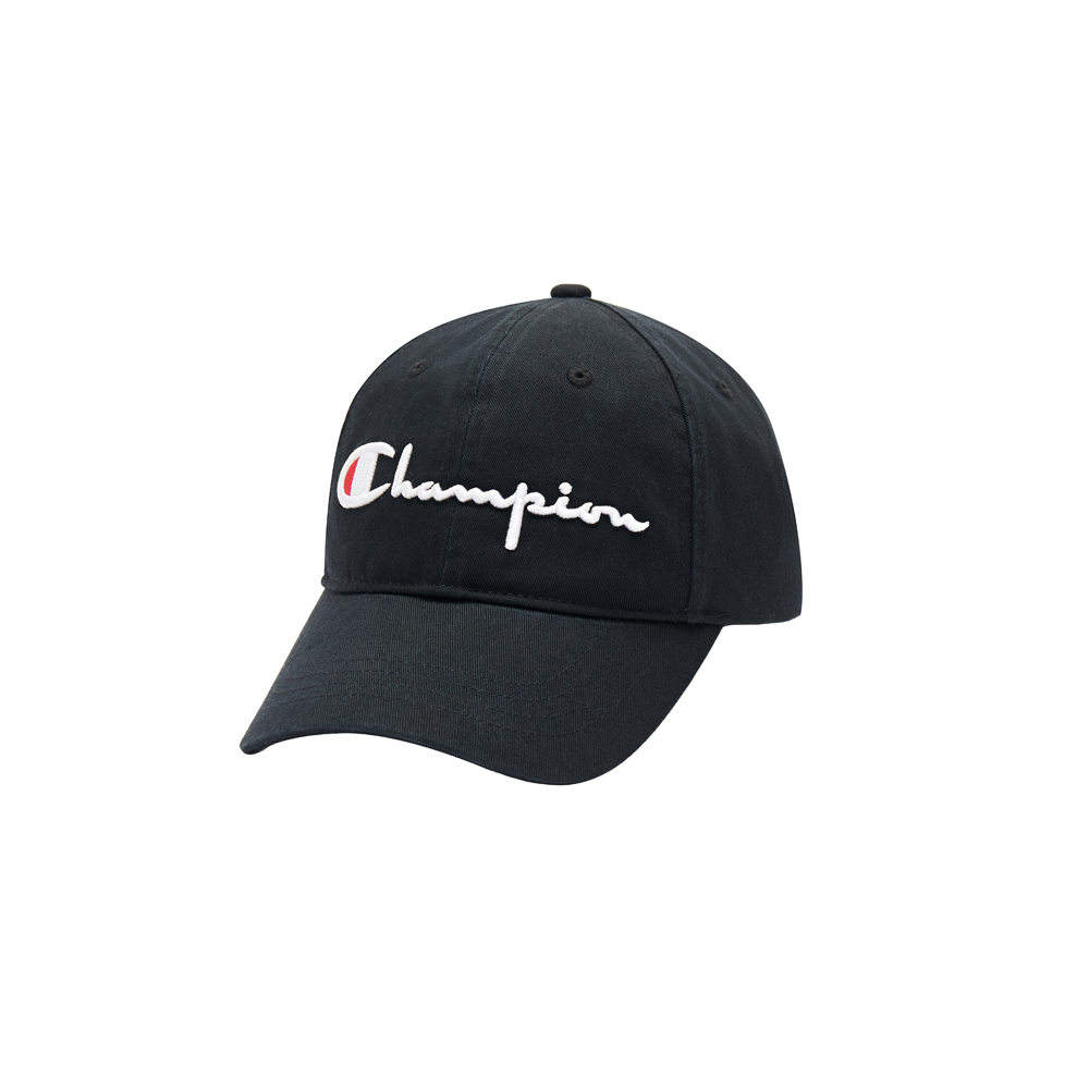 經典草寫 LOGO 刺繡棒球帽(經典黑)