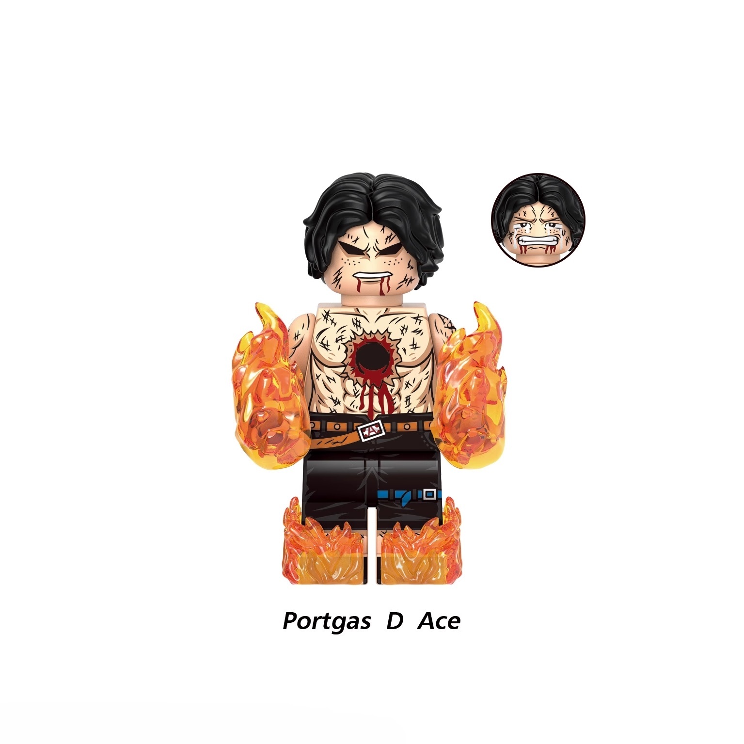One Piece Portgas D Ace Minifigures fit Lego XH2059