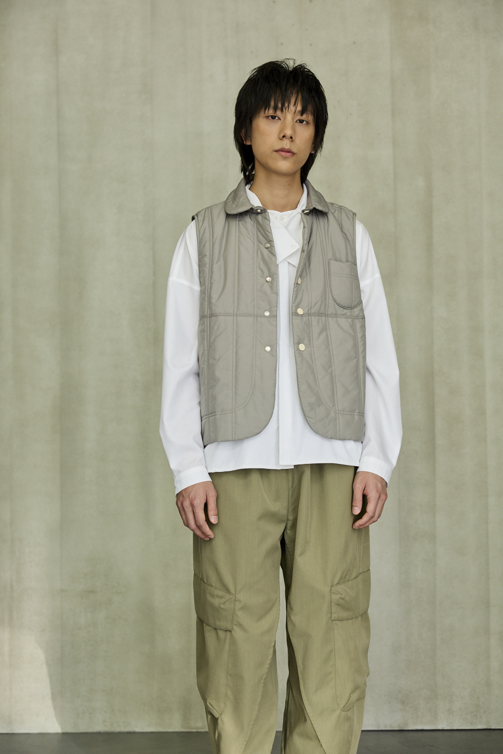 絎縫鋪棉設計背心