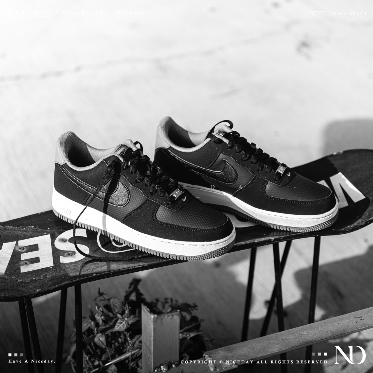 NICEDAY 現貨 Nike Air Force 1 '07 LV8 黑 男款 FZ5225-001