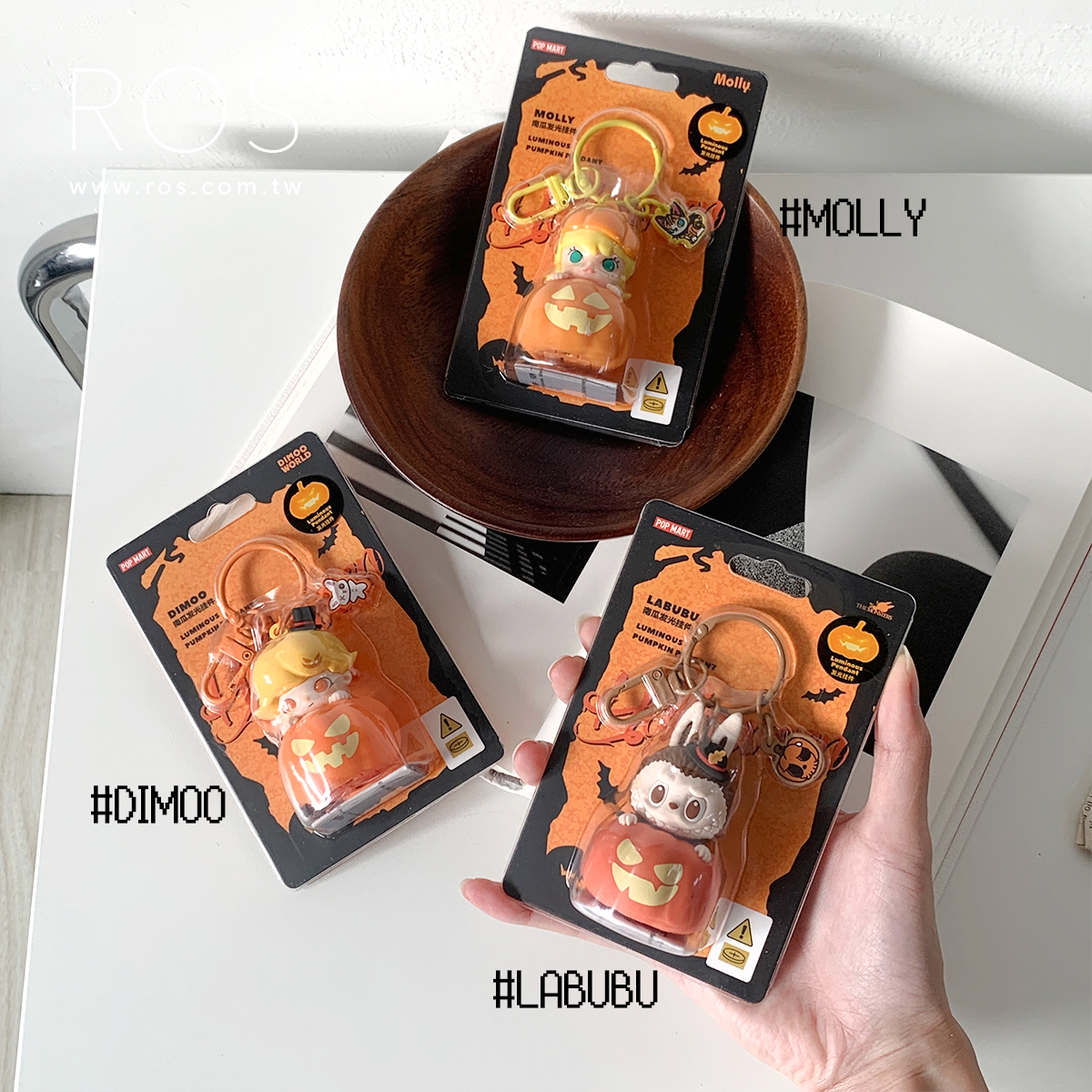 POP MART 泡泡瑪特 THE MONSTERS 怪怪狂歡節系列-南瓜發光掛件