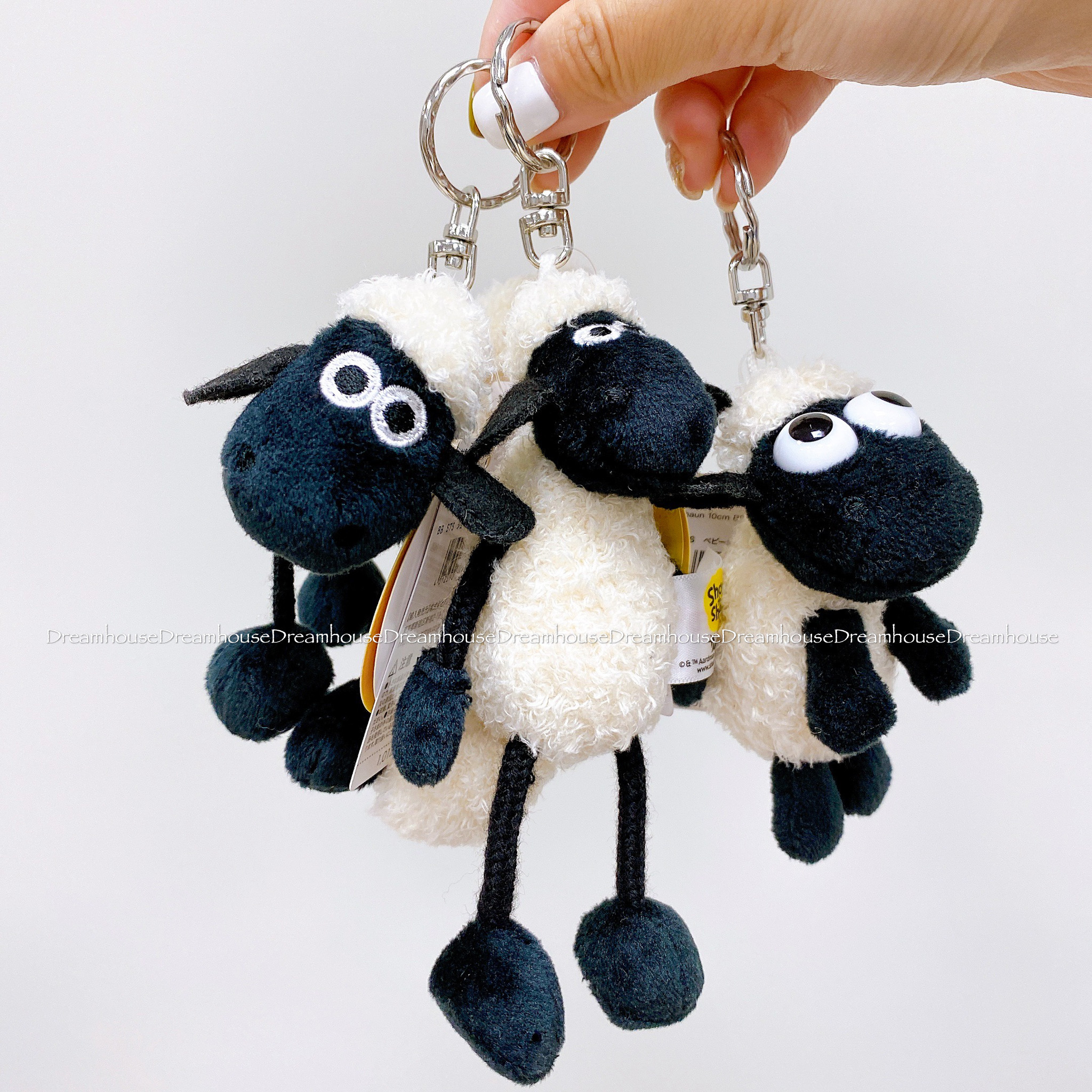 NICI 笑笑羊 Shaun the Sheep 尚恩 直立姿勢 四腳走路 寶寶 造型 吊飾 娃娃 鑰匙圈