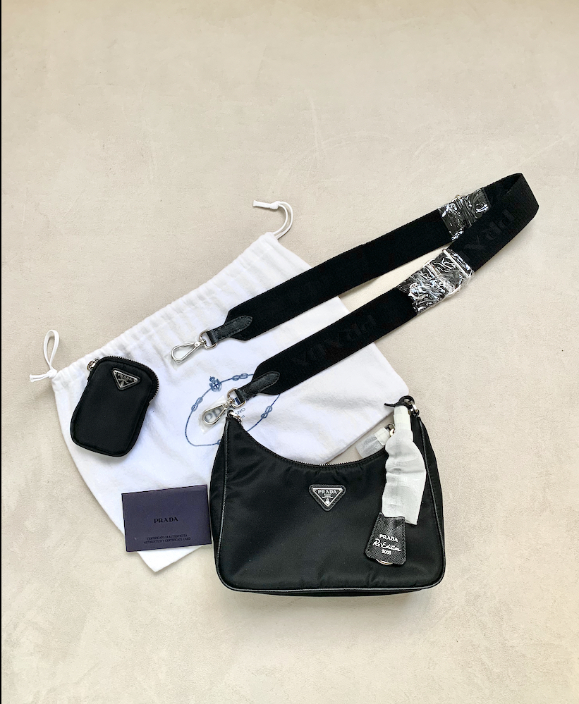 PRADA Re-Edition 2005 Hobo 尼龍 三合一