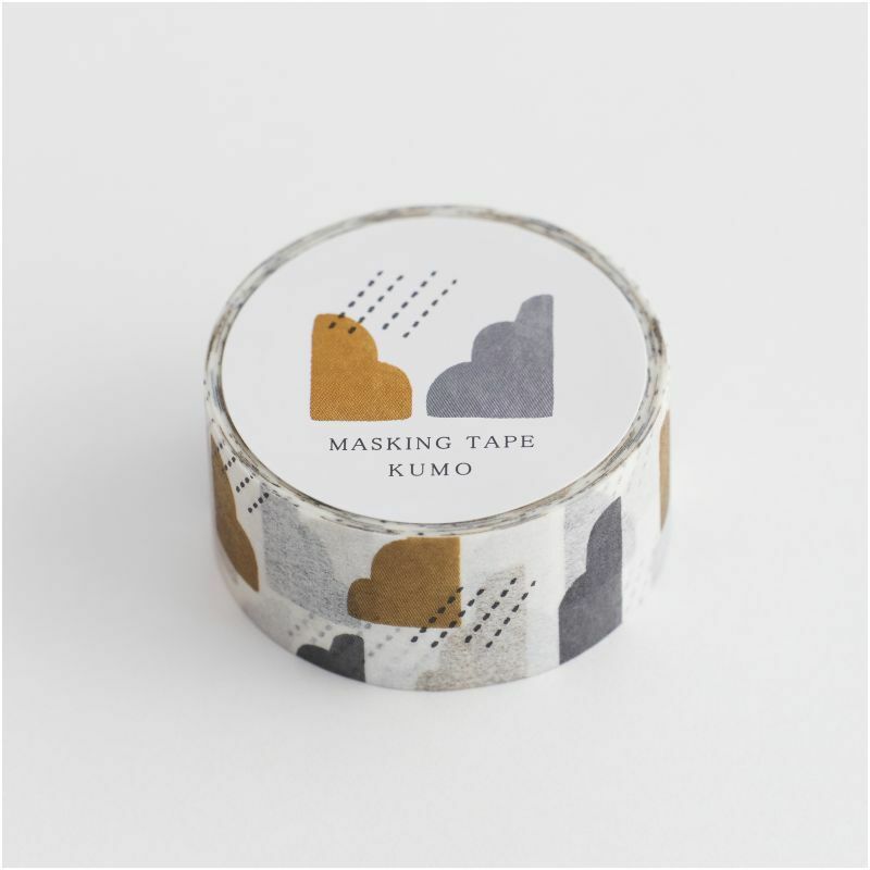 蓬鬆雲朵 和紙膠帶 / 水縞 / 日本