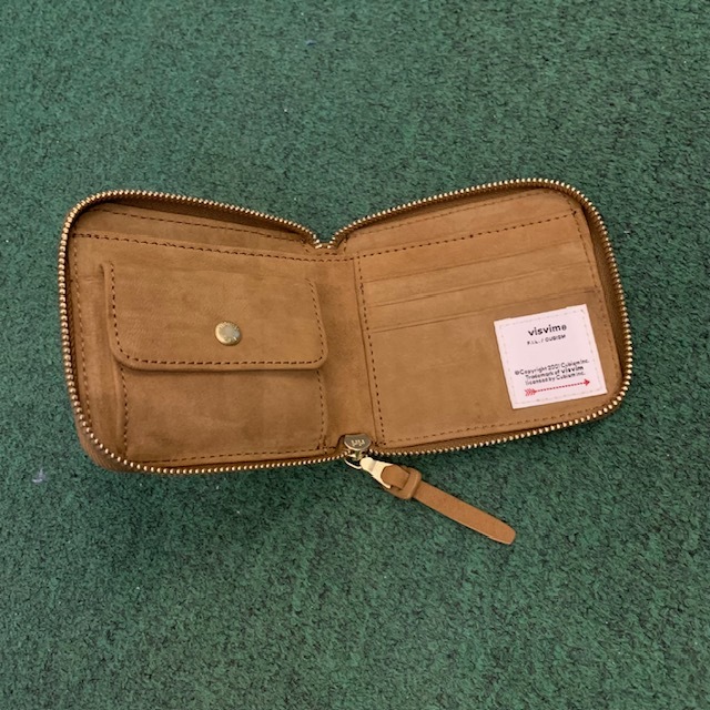 小物 visvim 24FW Suede Wallet LT.BROWN visvim 24FW Suede Wallet LT.BROWN
