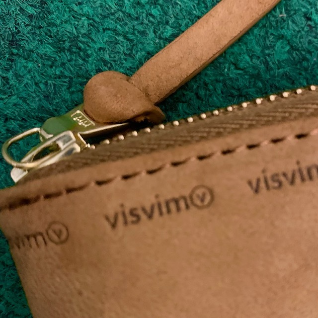 RE-STOCK LAST PCS: VISVIM SUEDE BI-FOLD WALLET *LAMB LEATHER - LT.BROWN IN STOCK NOW (現貨發售中)