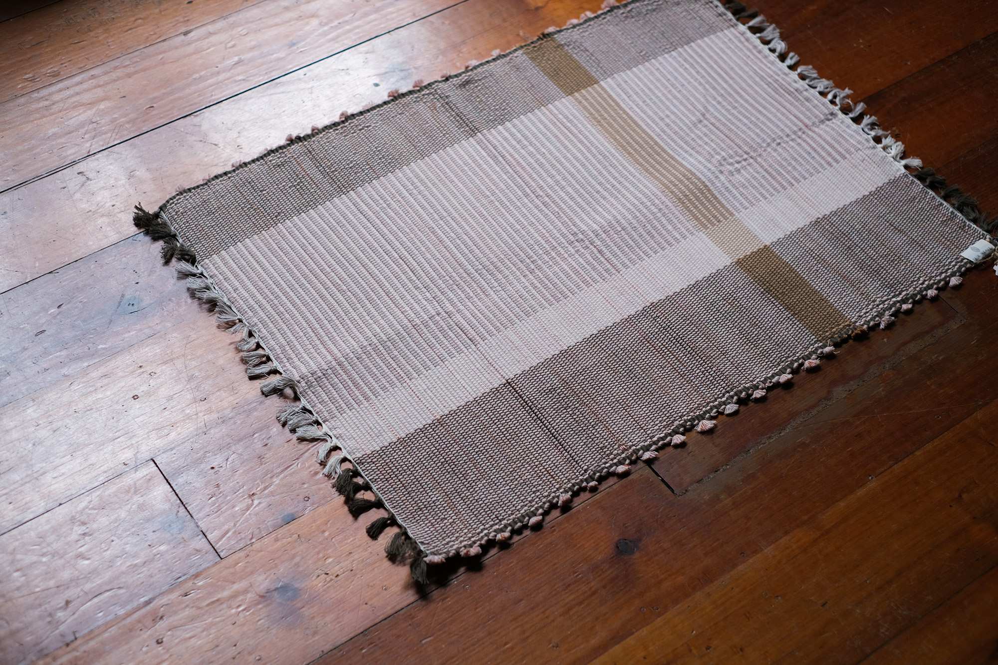 天然染手織布｜小地墊 - 觀照｜ 柬埔寨