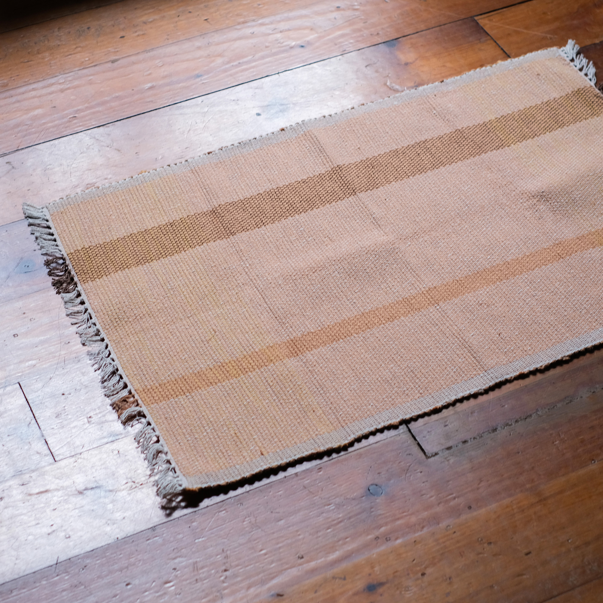 天然染手織布｜小地墊 - 倒影｜ 柬埔寨