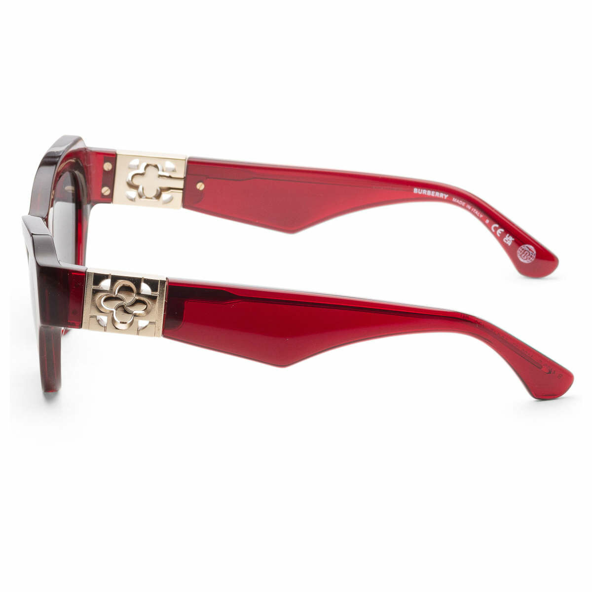 (預購)【Burberry】BE4423F-412887-52 女士灰色貓眼太陽眼鏡