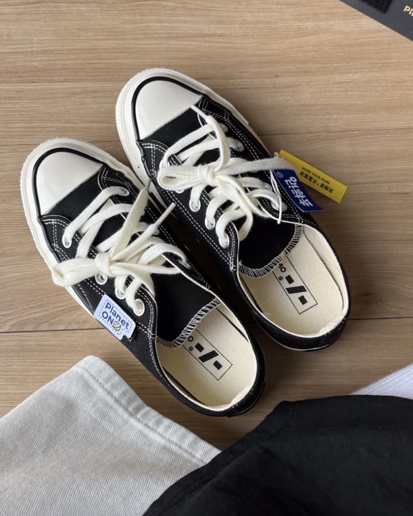 Converse 1970s all star 潮流百搭 低幫 帆布鞋 男女同款 復古黑 162058C