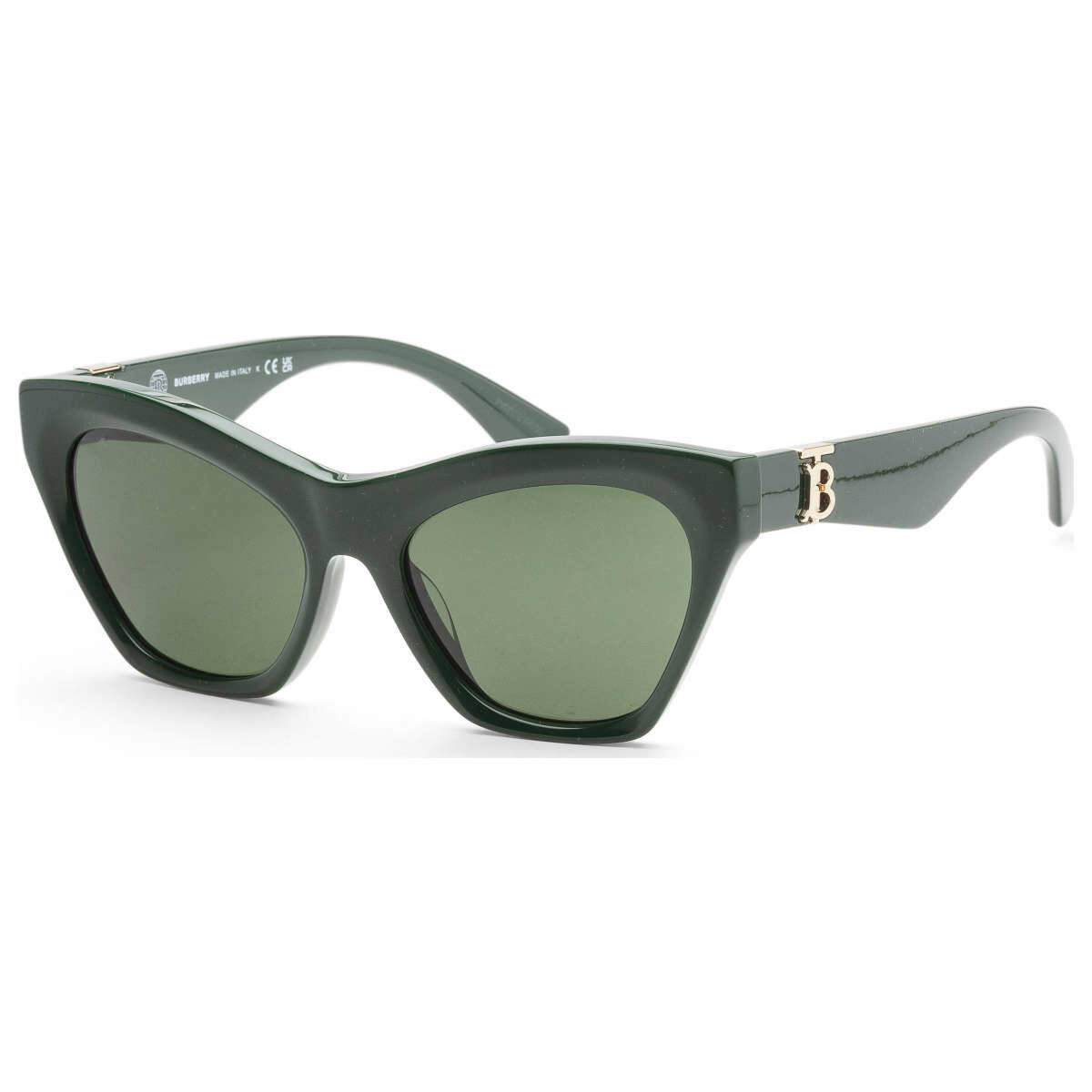 (預購)【Burberry】BE4420U-403871-55 女士 綠色 貓眼 太陽眼鏡