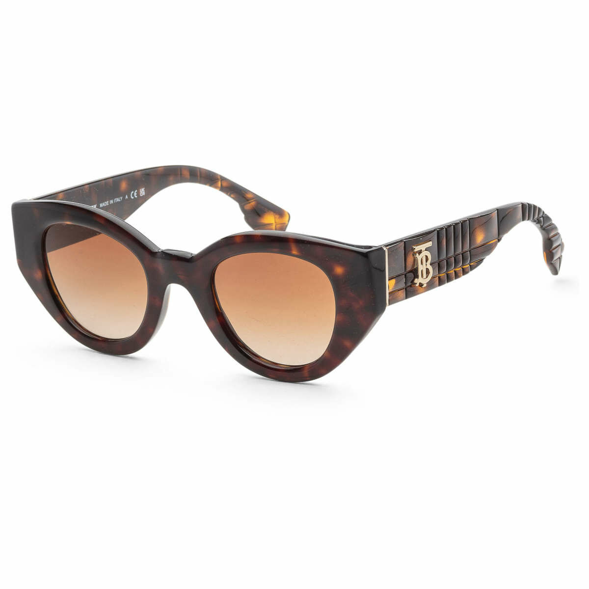 (預購)【Burberry】BE4390-300213-47 女士 棕色 圓形 太陽眼鏡