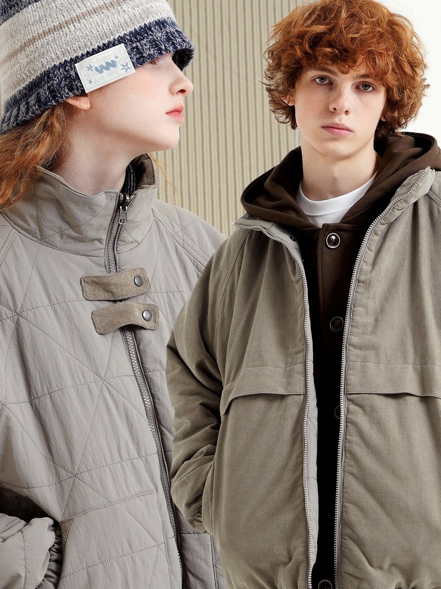 <預購> 韓國WV PROJECT 燈芯絨雙面穿保暖外套