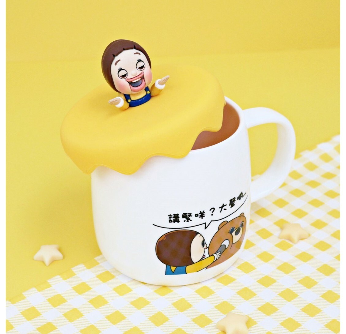 小燦 |燦子 陶瓷杯連3D硅膠蓋 380ml