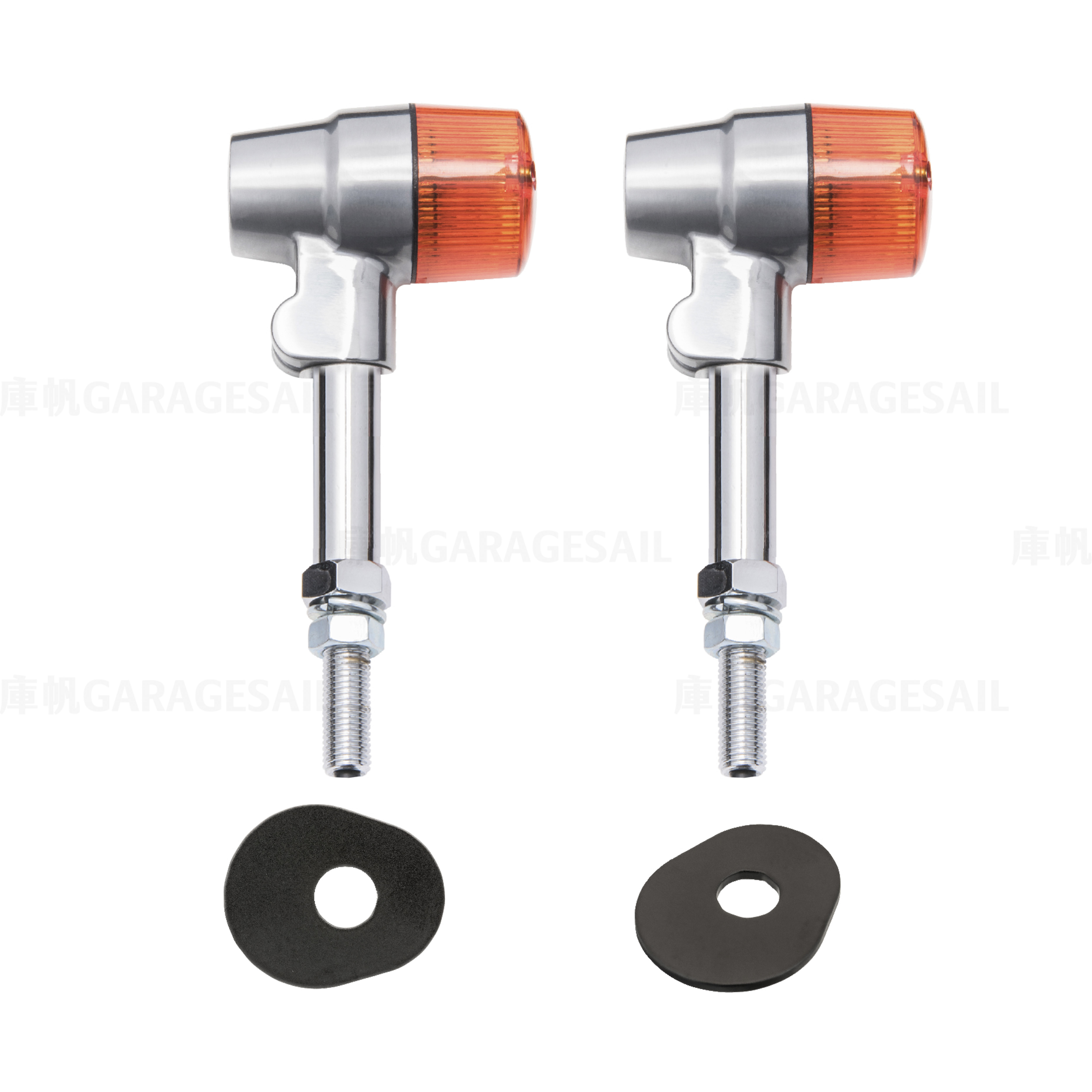 本田 CB350專用 LED 後方向燈 小杯形 拋光銀