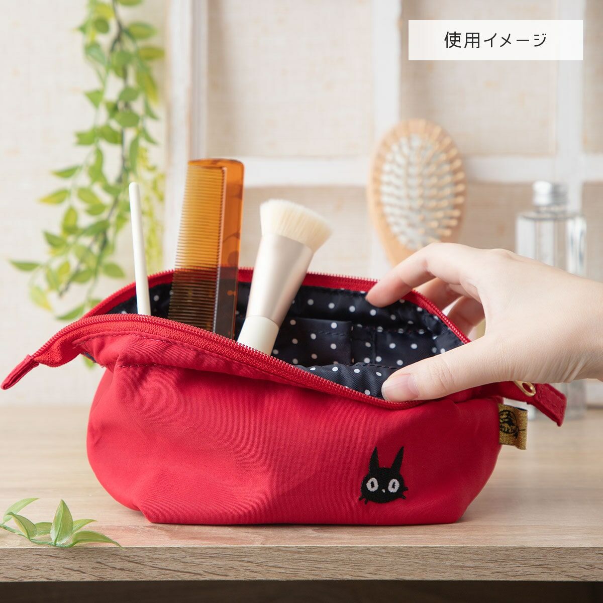 直立小包 魔女宅急便 紅蝴蝶結系列