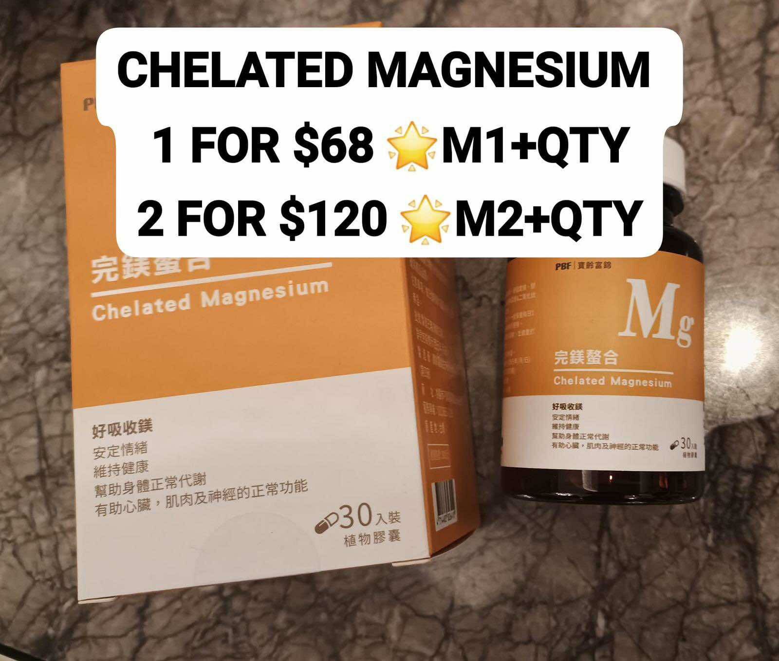 CHELATED MAGNESIUM 2$120