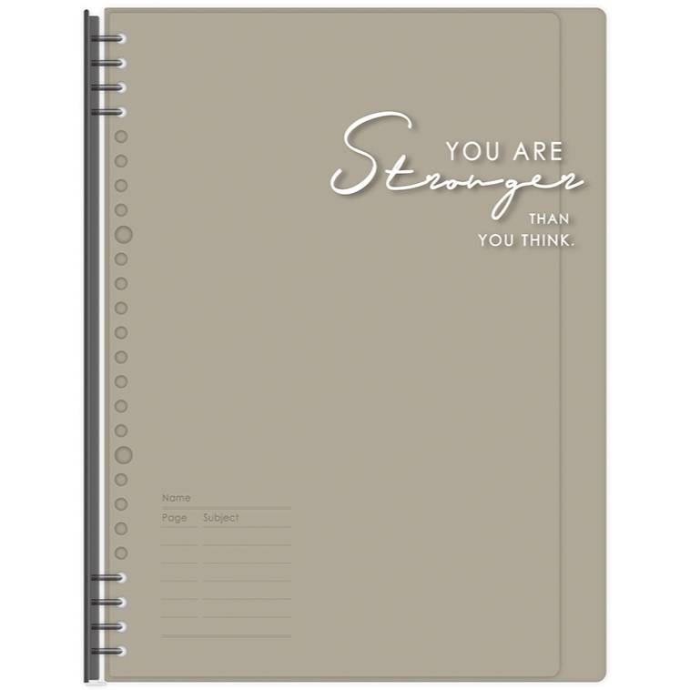 四季紙品 不擋手18K8孔PP活頁夾 【RH2001】