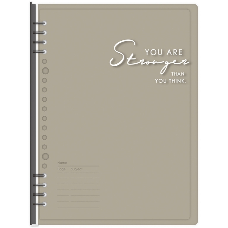 四季紙品 不擋手25K8孔PP活頁夾 【RH3001】