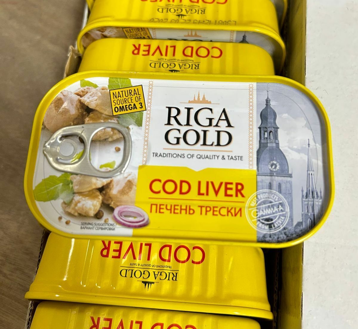 Riga Gold 鱈魚魚肝 121g