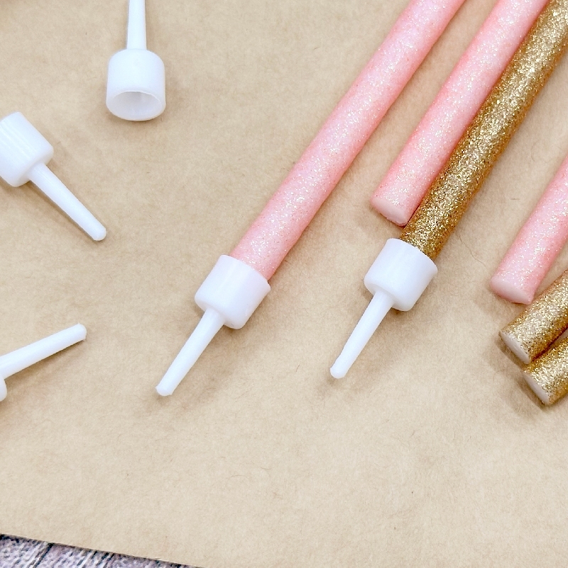 四季紙品 金蔥蠟燭 12入【GL035】