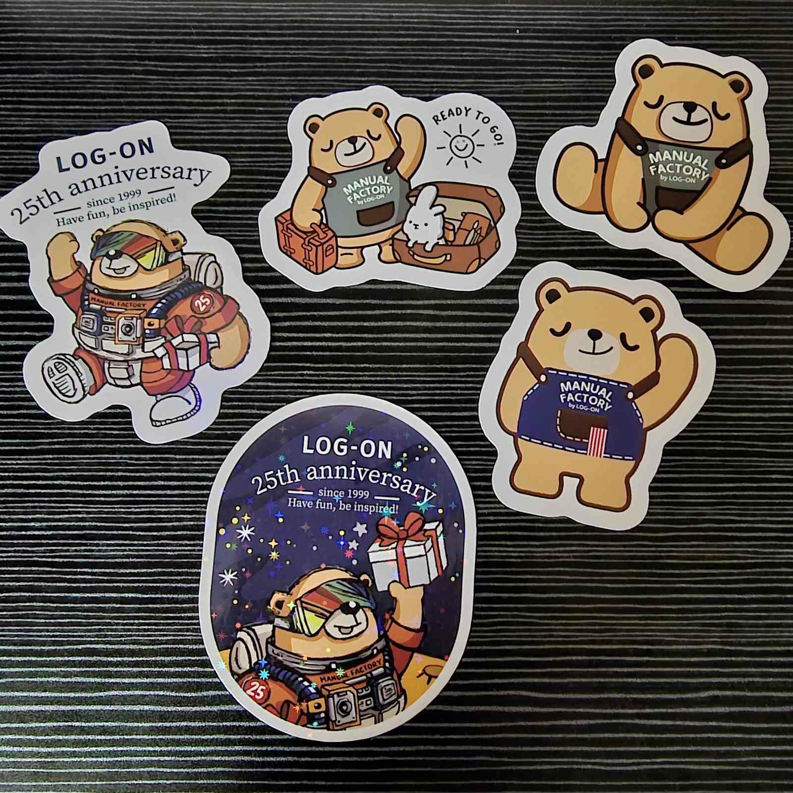 Manual Factory Sticker Set