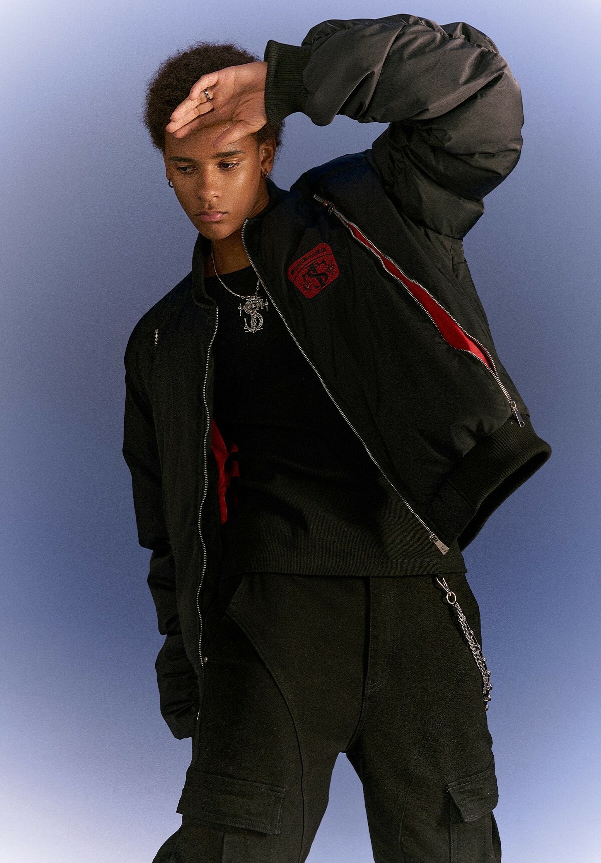 STK SmallTownKid 雙拉鍊 活頁解構 飛行外套