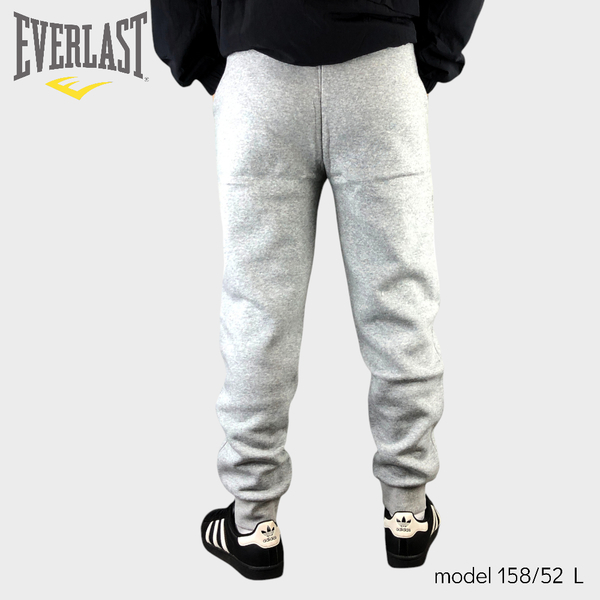 EVERLAST 長褲 灰色 內刷毛 休閒 棉長褲 男 4051122212