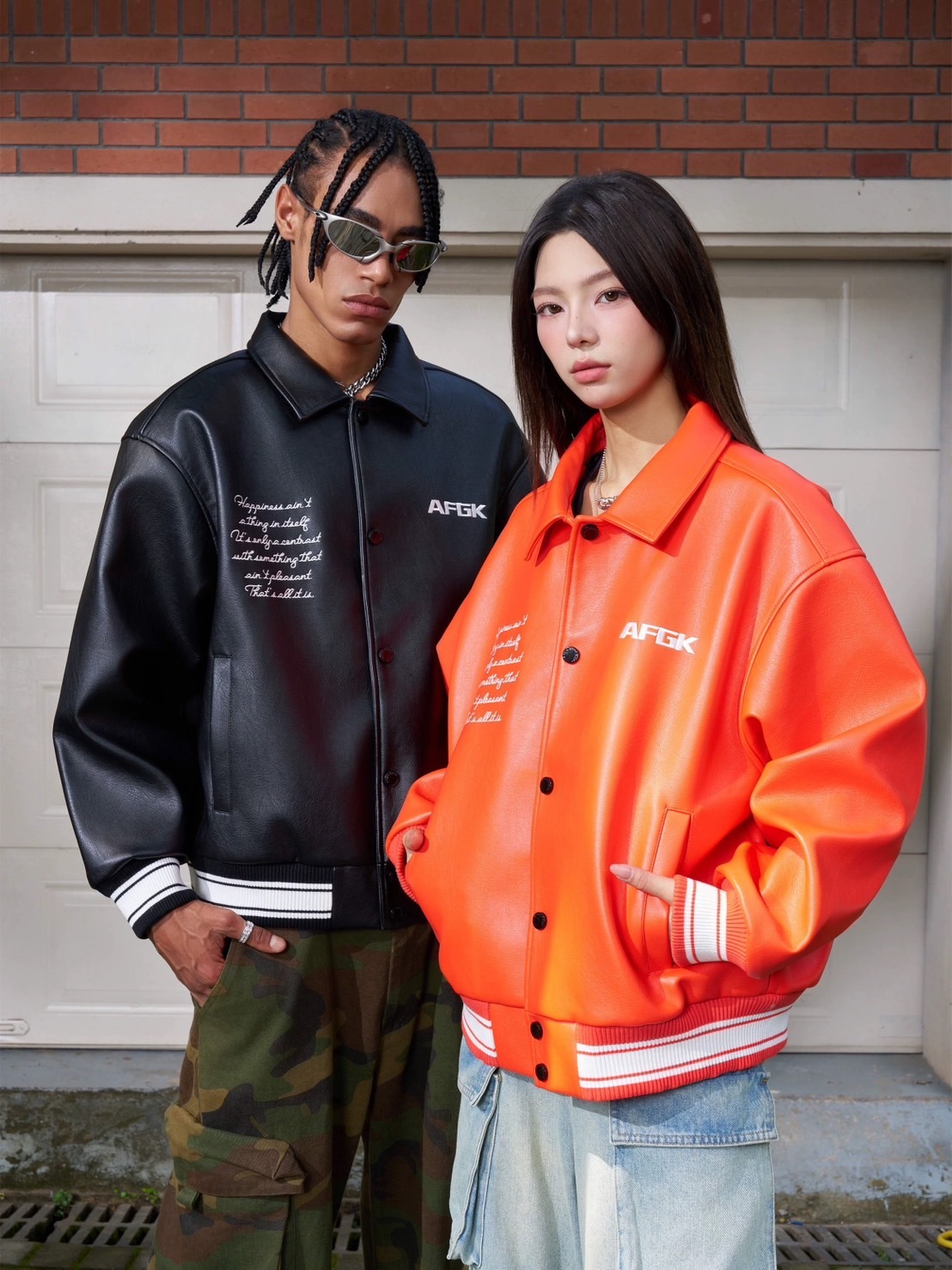 AFGK 星星天使刺繡皮衣 A FEW GOOD KIDS