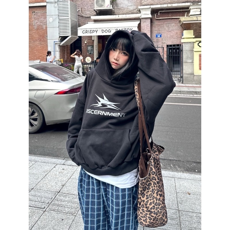 (GOAL) DCM 燙銀 落肩 厚磅 帽T