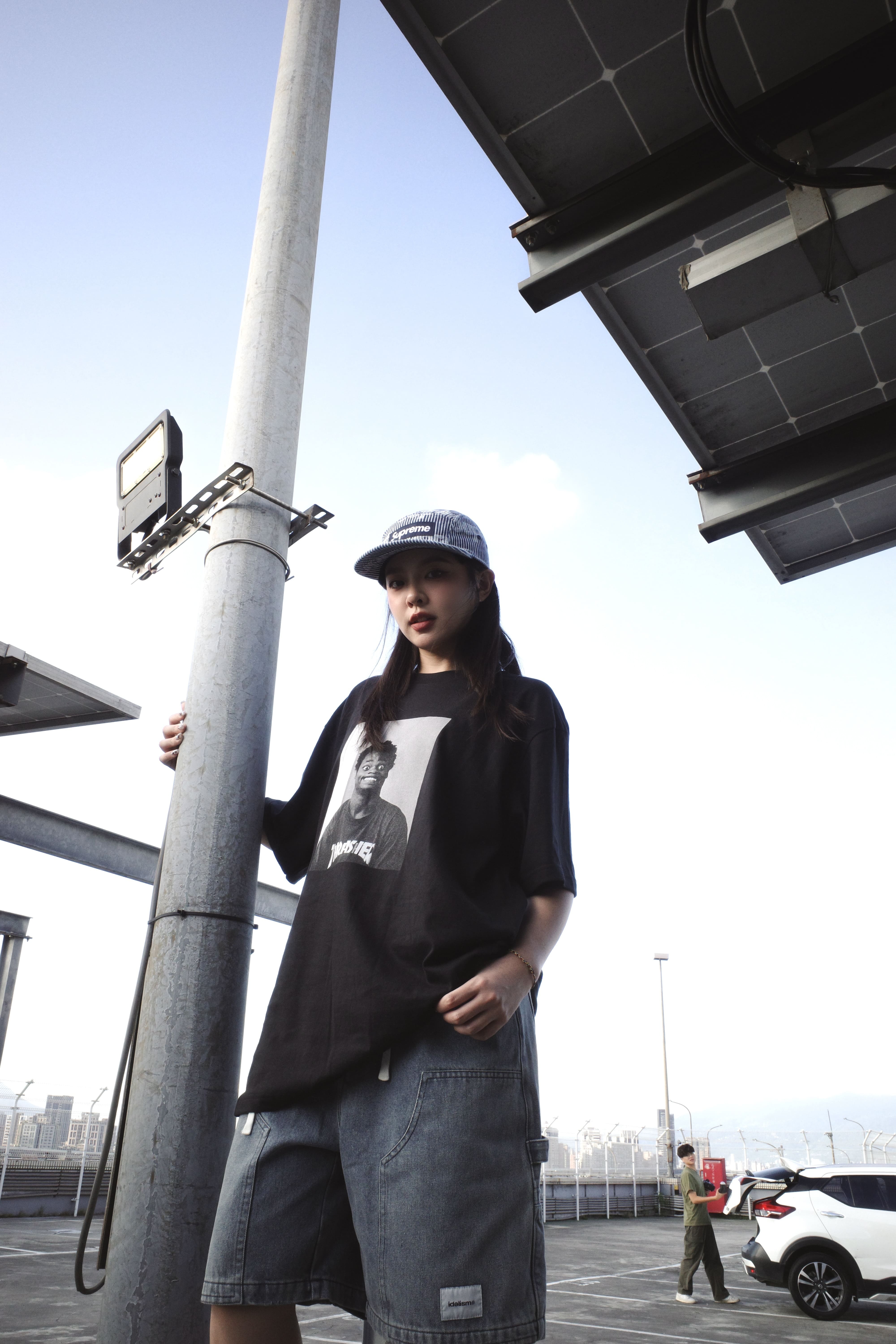 Supreme THRASHER HAROLD Tee 黑色相片T 黑人牙膏