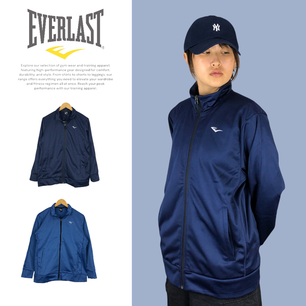 EVERLAST 外套 淺藍 立領 針織外套 男 4051141281