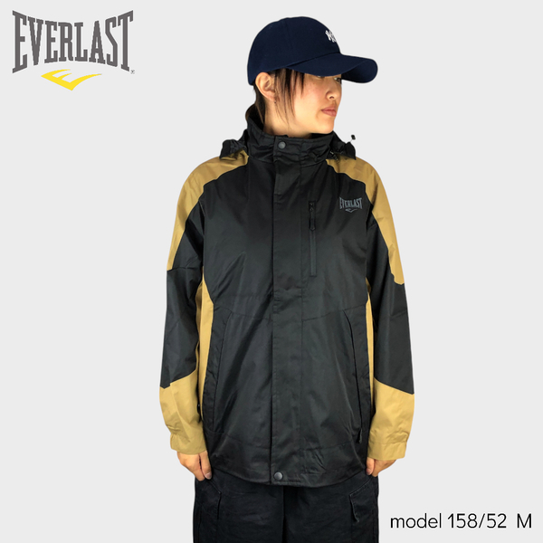 EVERLAST 外套 黑棕 防風 連帽外套 男 4051143420