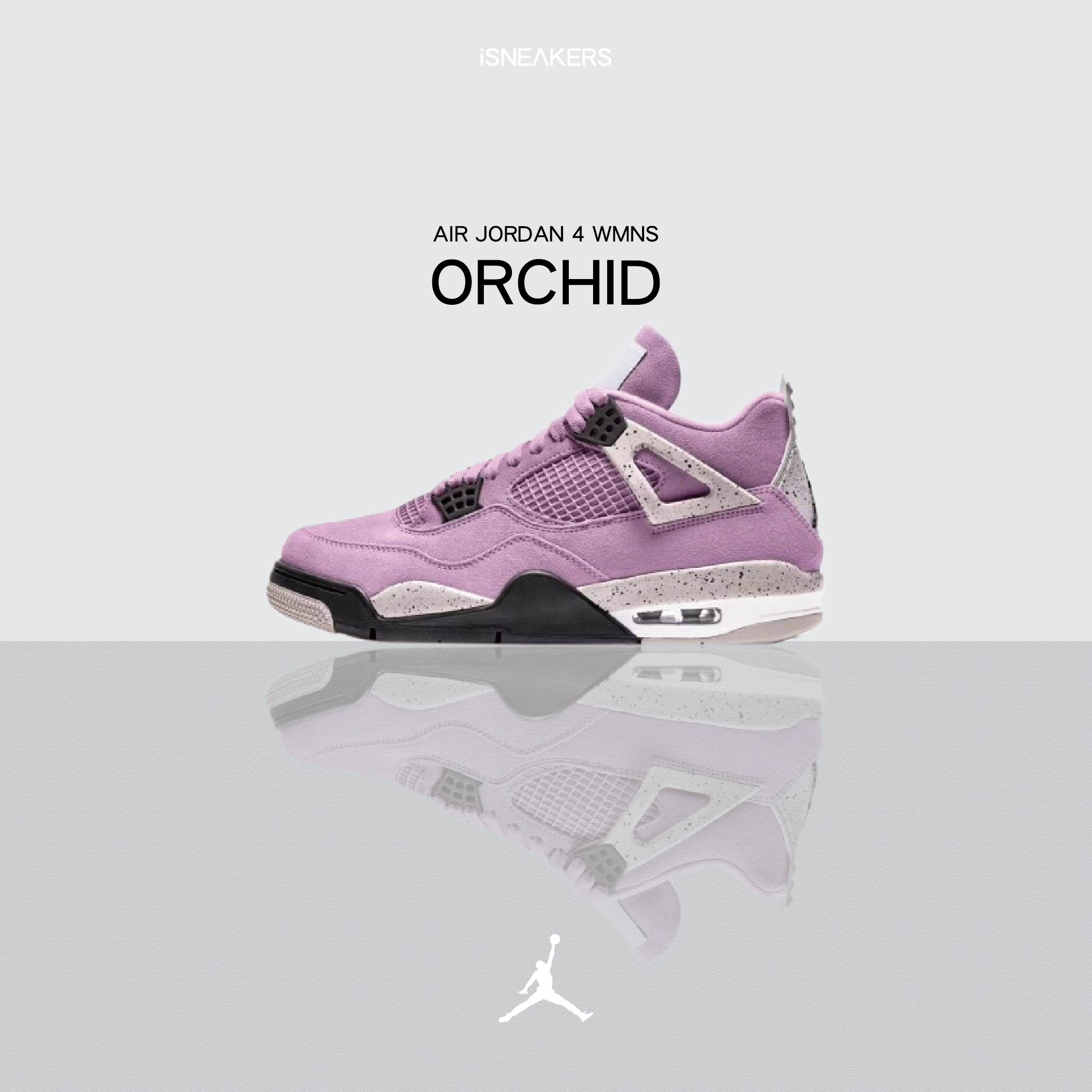 iSNEAKERS｜Air Jordan 4 Retro WMNS "Orchid" 蘭花粉 AQ9129-501