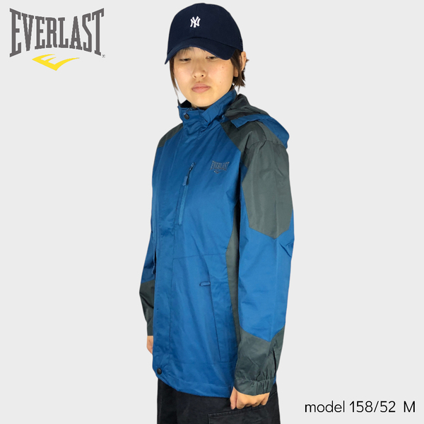 EVERLAST 外套 藍灰 防風 連帽外套 男 4051143482