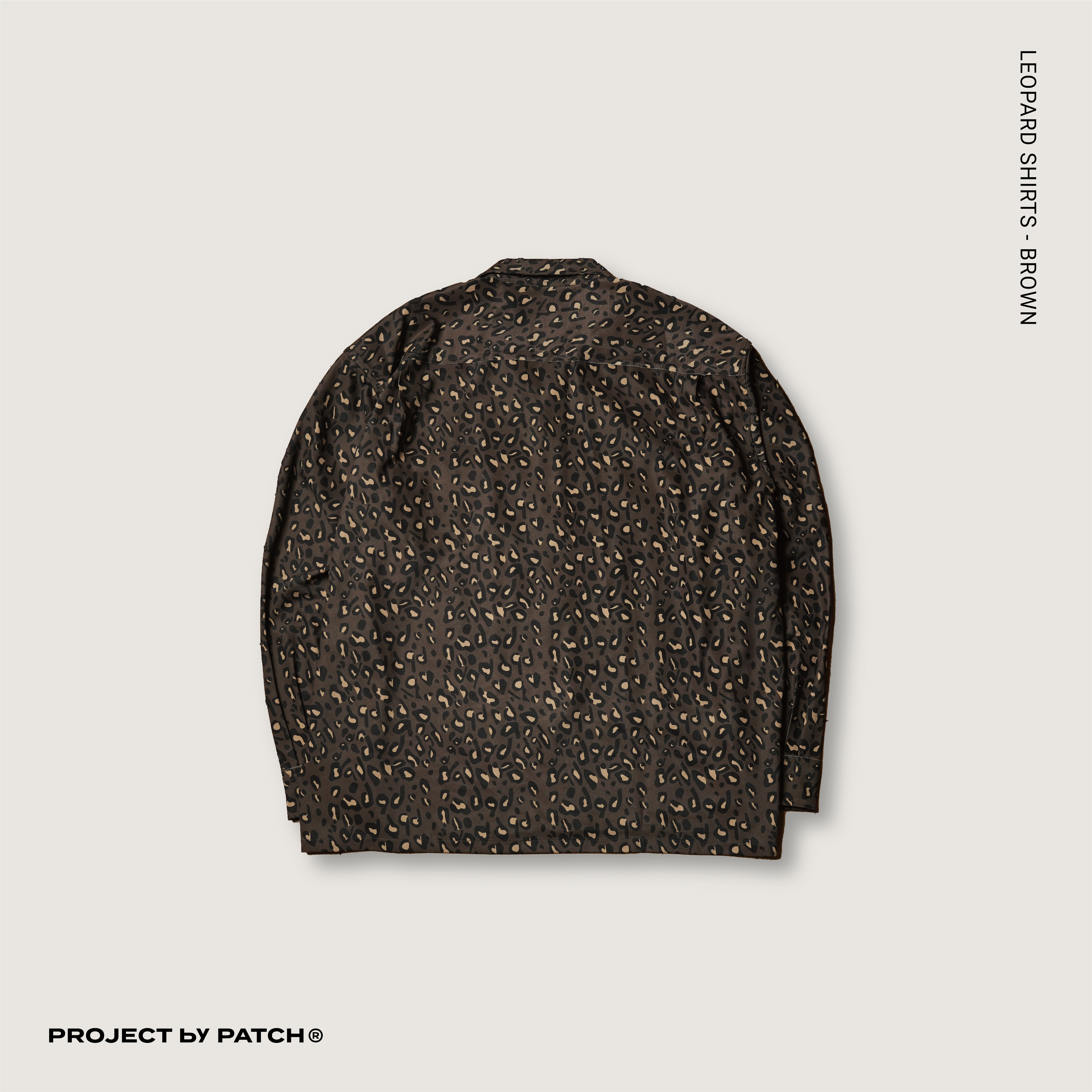 P.B.P - LEOPARD SHIRTS  - BROWN