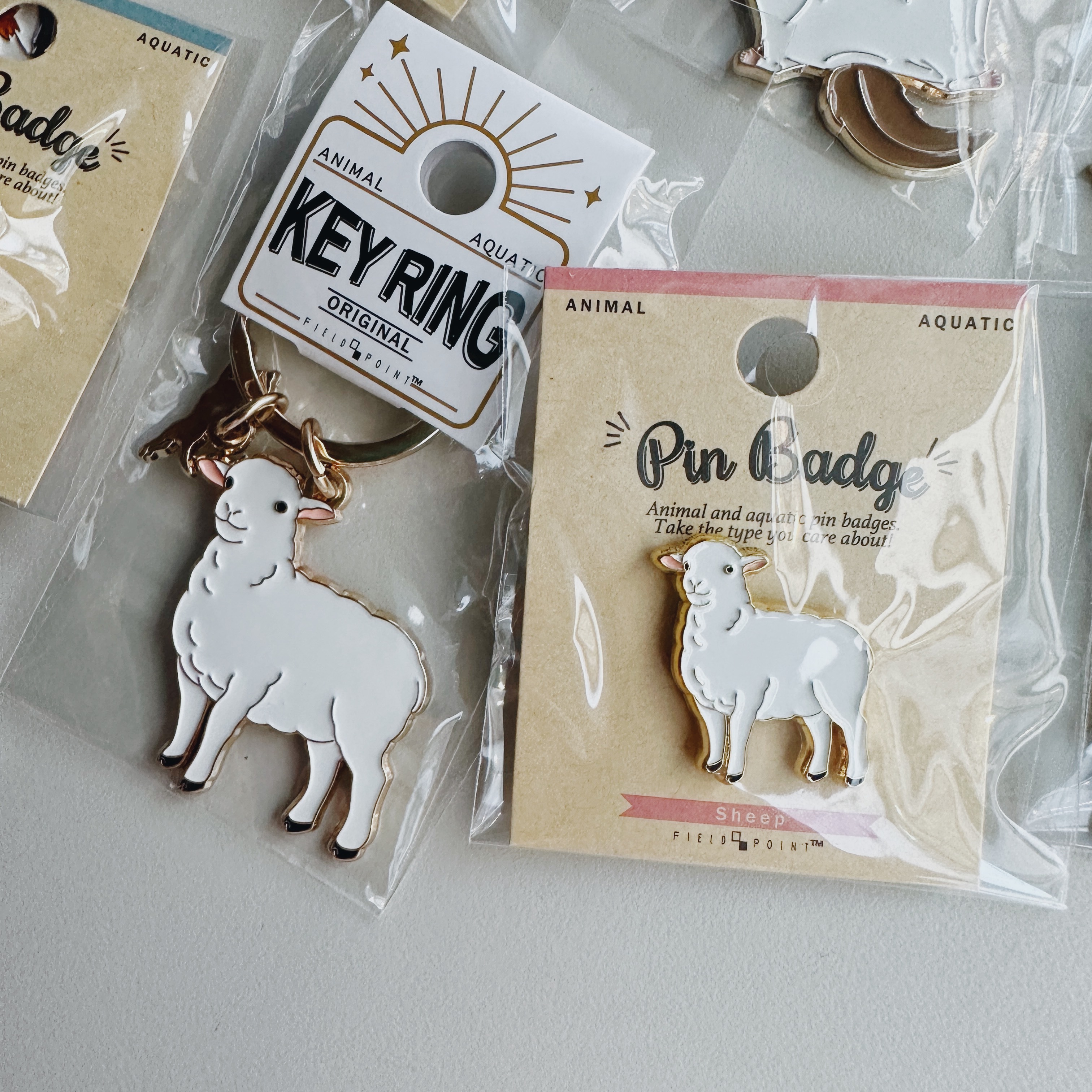 第二彈 動物 金屬鑰匙圈 吊飾｜日本Field Point